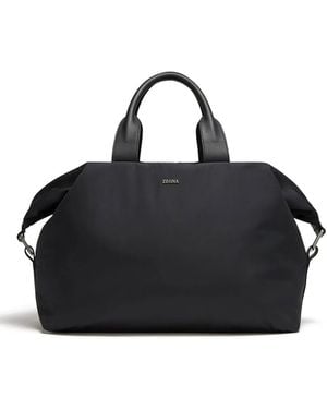ZEGNA ボストンバッグ - ブラック