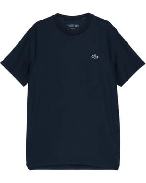 Lacoste T-Shirt À Logo Brodé - Blue