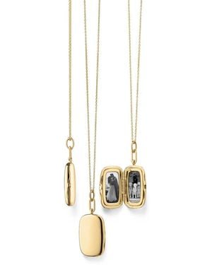 Monica Rich Kosann Jane Locket Necklace - Metallic