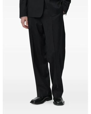 mfpen Single-Breasted Wool Blazer - Black