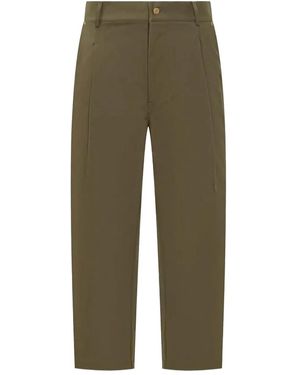 Drole de Monsieur Pleated Pants - Green