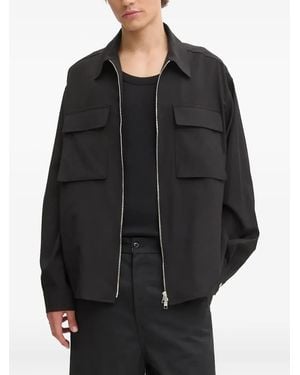 IRO Zip-Fastening Shirt Jacket - Black