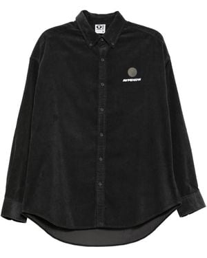 Aape By A Bathing Ape Camisa con aplique del logo - Negro