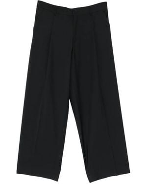 BE ABLE Pleated Wide-Leg Trousers - White