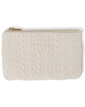 Miu Miu Duchesse Maske - Weiß