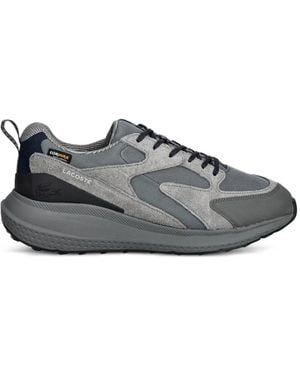 Lacoste L003 Evo Panelled Mesh-Trim Trainers - Grey