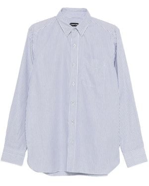 Tom Ford Striped Shirt - White