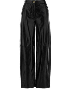 MMC Studio Legno Leather Pants - Black