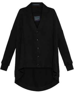 Yohji Yamamoto Cotton Cardigan - Black