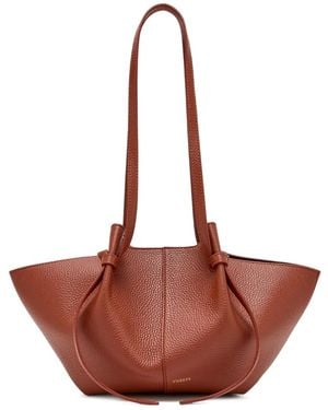 Yuzefi Knotted-Handle Tote Bag - Brown