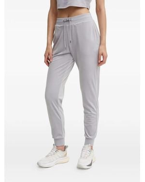 Guess Drawstring-Detail Track Trousers - Grey