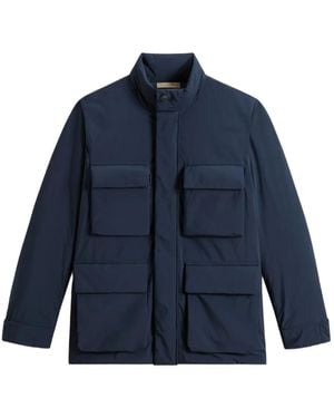 Woolrich Multi-Pocket Padded Jacket - Blue