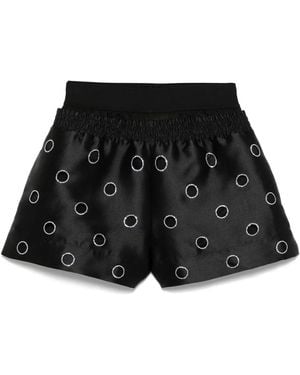 Sandro Shorts Met Stippen - Zwart