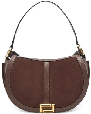 Lancel Medium Celeste De Buckled Shoulder Bag - Brown