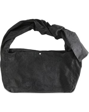 Omar Afridi Sac Cabas Lidia À Design Noué - Noir