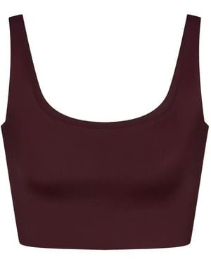 Skims X Nike Scoop-Neck Bra Top - Purple