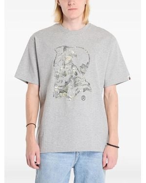 A Bathing Ape Tree Edge Camo General T-Shirt - Grey
