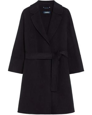 Max Mara Arona belted coat - Schwarz