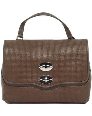 Zanellato Baby Postina Leather Tote Bag - Brown