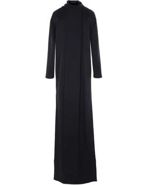 Tom Ford Roll-Neck Maxi Dress - Blue