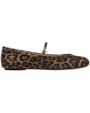 Gianvito Rossi G2222305 gom donna marrone scarpa piatta