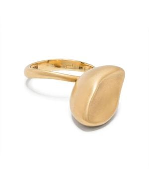 Nada Ghazal Bague Pebble En 18Ct - Blanc
