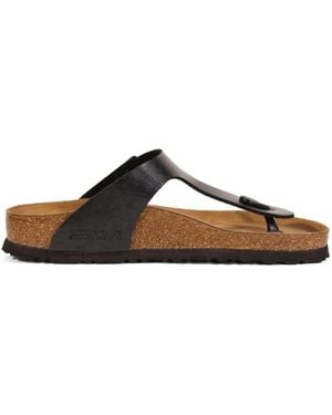 Birkenstock Gizeh "Birko-Flor/Graceful Licorice" Sandals - Brown