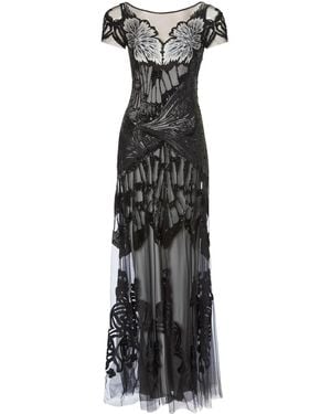 Temperley London Inez Midi Dress - Black