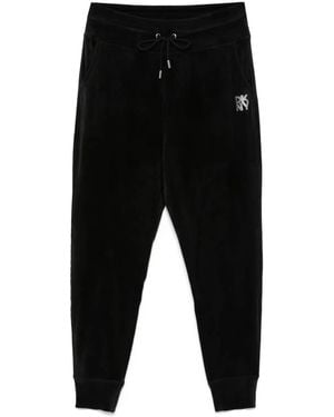 DKNY Pantalon À Logo Strassé - Noir