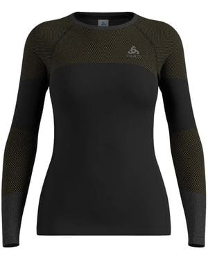 Odlo Panelled Long-Sleeved Top - Black