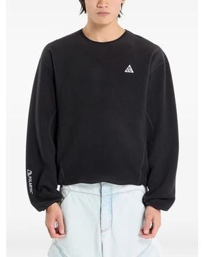 Nike Acg "Wolf Tree" Long-Sleeves Sweatshirt - Black