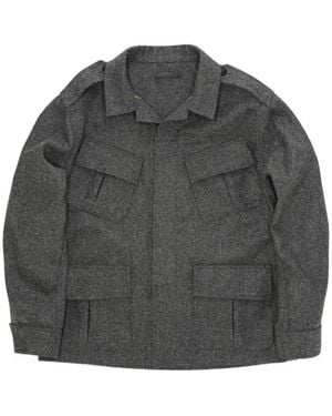 Fortela Chaqueta Creek Melton De Lana - Gris