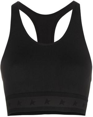 Golden Goose Top Sportivo Con Banda Elastica - Nero