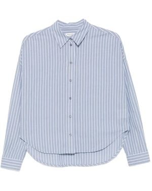 Marc O' Polo Vertical-Stripe Shirt - Blue