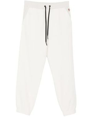 Moncler Pantalon De Jogging À Lien De Resserrage - White