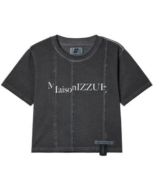 Izzue Crew-Neck T-Shirt - Black