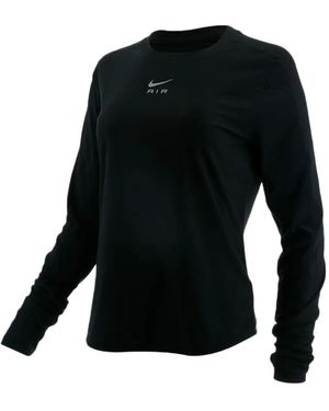 Nike Dri-fit ロングスリーブ トップ - ブラック