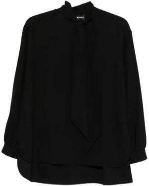 Emporio Armani Tie-Neck Blouse - Black