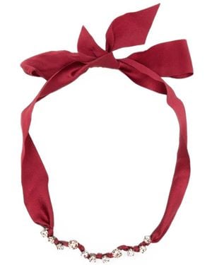 forte_forte Collana Con Cristalli - Rosso