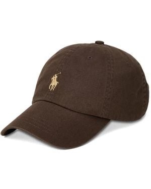 Polo Ralph Lauren Logo-Embroidered Baseball Cap - Brown