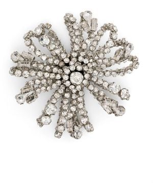 N°21 Crystal Brooch - White