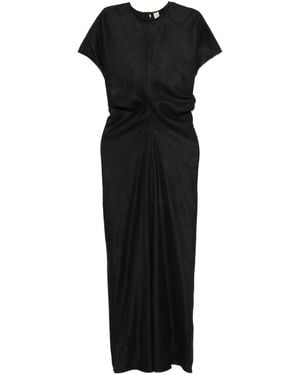 TOTEME Maxi-Jurk Met Soepelvallende Taille - Zwart
