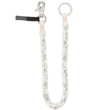 Our Legacy Chaîne En Métal Ladon À Dentelle - White