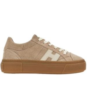 Hogan Crosswind Sneakers - Brown