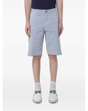 Blauer Stretch-Cotton Cargo Shorts - Blue