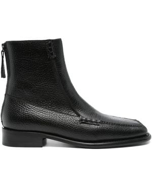 Hereu Leather Chelsea Boots - Black
