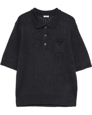 Aspesi Short-Sleeve Pocket Polo Shirt - Blue