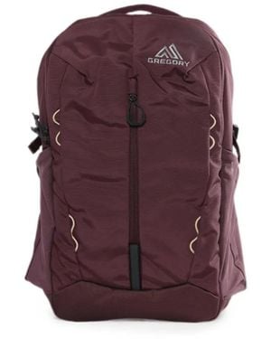 Gregory Logo-Print Zip-Up Backpack - Purple