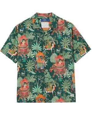 AFTERMATHS Camisa Con Estampado Gráfico - Verde