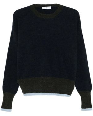 Whyci Pullover Mit Rundem Ausschnitt - Schwarz
